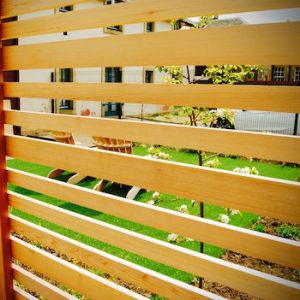 Fencing & Gates image of cedar slatted fence