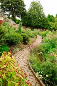 Dunfermline garden, formal water feature, built by Water Gems, designed by Carolyn Grohmann