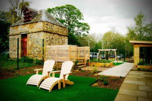 Huntercombe Hospital Garden, West Lothian, built by Water Gems, designed by Carolyn Grohmann