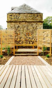 Huntercombe Hospital Garden, West Lothian, built by Water Gems, designed by Carolyn Grohmann