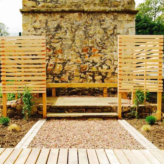 Huntercombe Hospital Garden, West Lothian, built by Water Gems, designed by Carolyn Grohmann