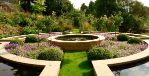 Dunfermline garden, formal water feature, built by Water Gems, designed by Carolyn Grohmann