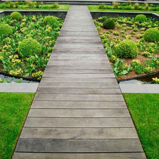 Sunken garden, Edinburgh garden built by Water Gems, designed by Carolyn Grohmann