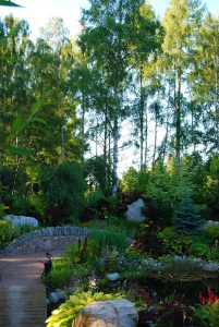 Drystone walling, Aviemore Garden, built by Water Gems