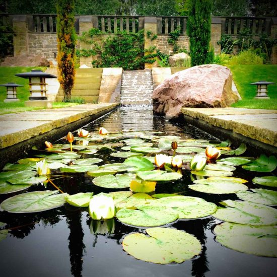 Formal water feature, Garden in Inverleith, Edinburgh by Water Gems