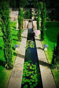 Formal water feature, Garden in Inverleith, Edinburgh by Water Gems