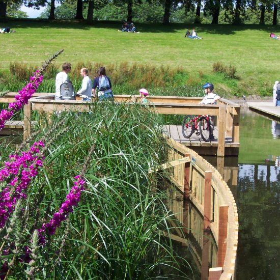 Inverleith Park Pond finished and open to the public.