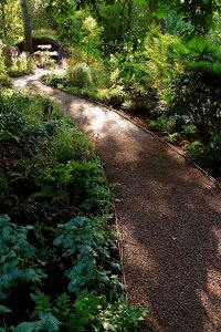Rebar edging, Garden in Inverleith, Edinburgh by Water Gems
