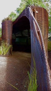 Rebar compost shed, Garden in Inverleith, Edinburgh by Water Gems