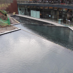 Rebuilt pools at John Hope Gateway, Edinburgh