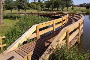 Kay Park Pond boardwalk