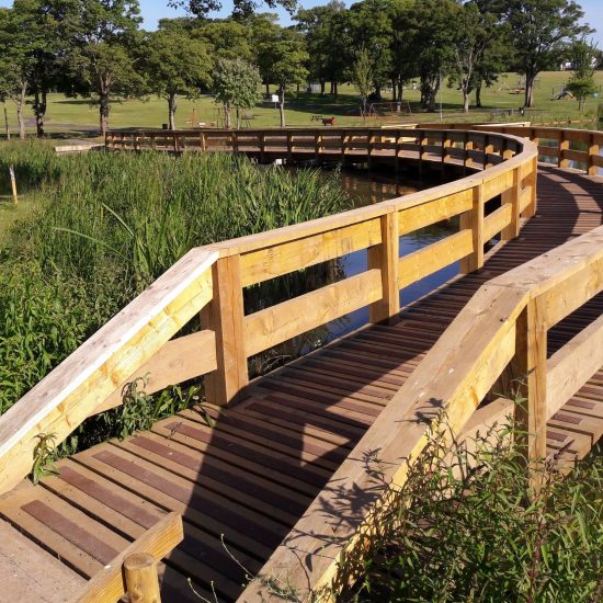 Kay Park Pond boardwalk