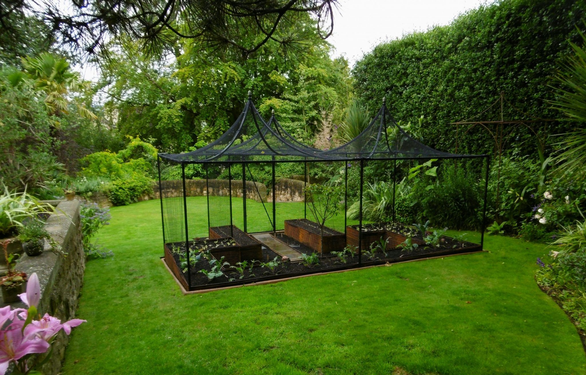 Rebar Vegetable Enclosure News Gardens by Water Gems