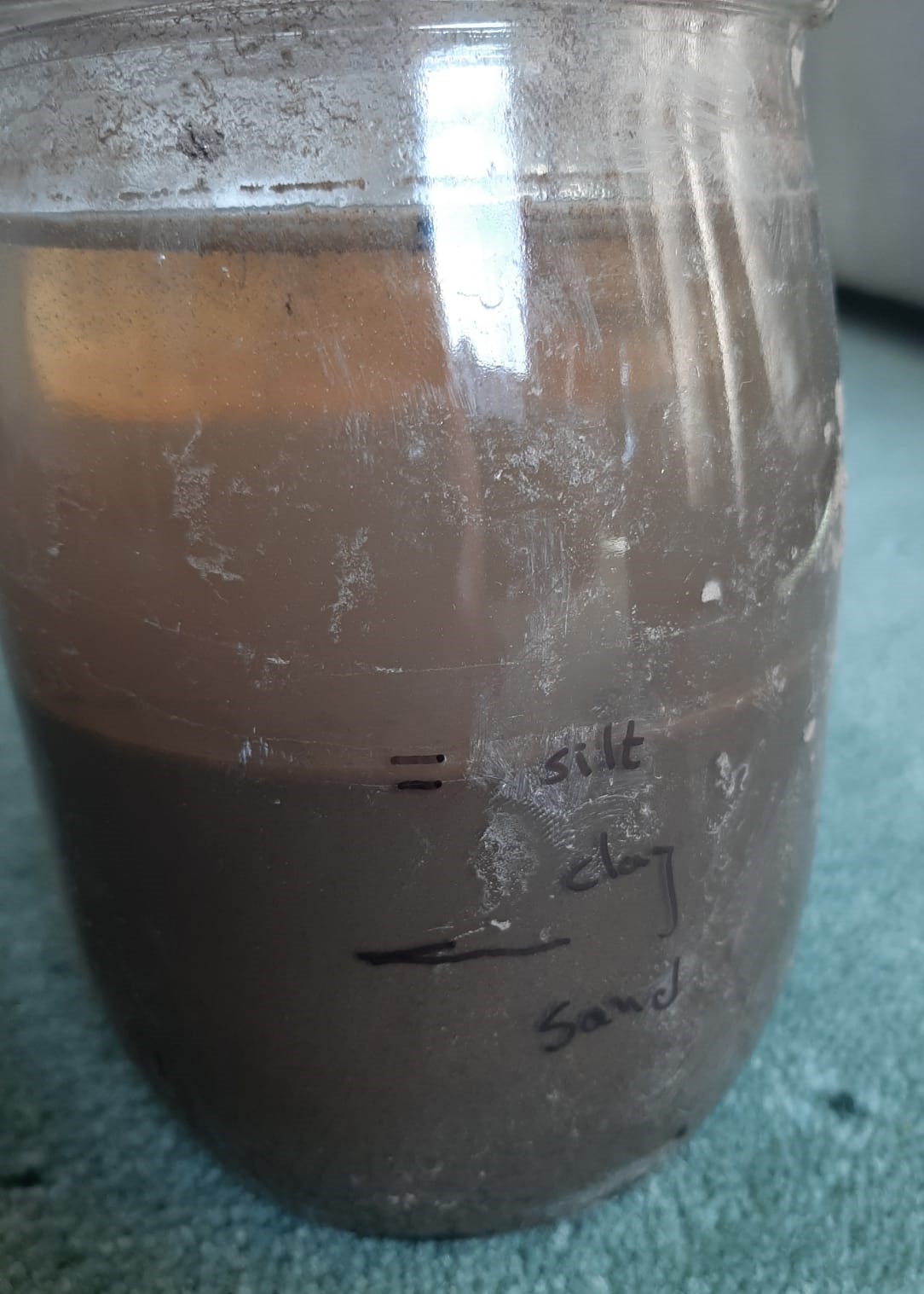 Compressed Earth Blocks, soil and water sample