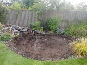 Fife garden, pond renovation
